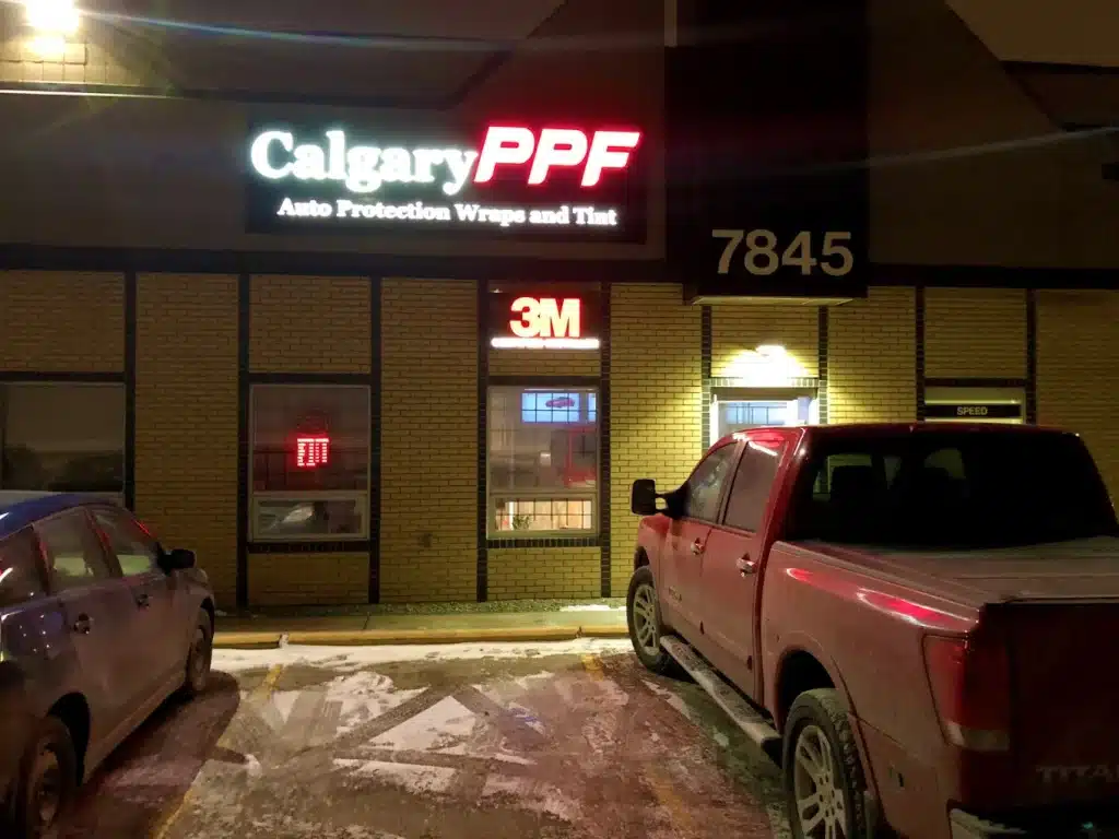 Calgary PPF paint protection shop located near Chinook Centre